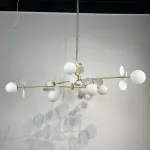 Потолочная люстра Light of MATISSE B D120 Gold White