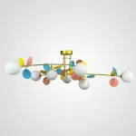 Потолочная люстра Light of MATISSE B D120 Gold Multicolor