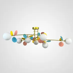 Потолочная люстра Light of MATISSE B D120 Gold Multicolor