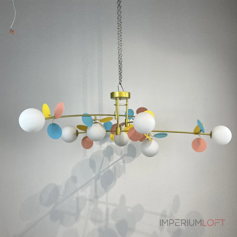 Потолочная люстра Light of MATISSE B D120 Gold Multicolor Потолочная люстра Light of MATISSE B D120 Gold Multicolor