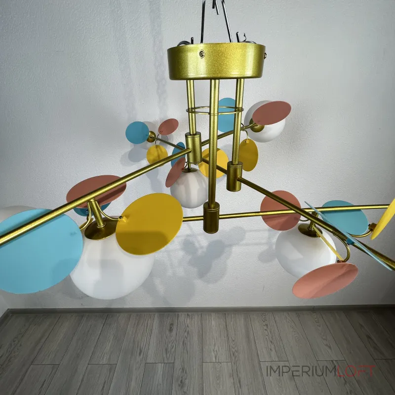 Потолочная люстра Light of MATISSE B D120 Gold Multicolor Потолочная люстра Light of MATISSE B D120 Gold Multicolor