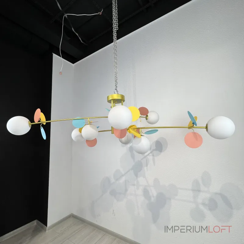 Потолочная люстра Light of MATISSE B D120 Gold Multicolor Потолочная люстра Light of MATISSE B D120 Gold Multicolor
