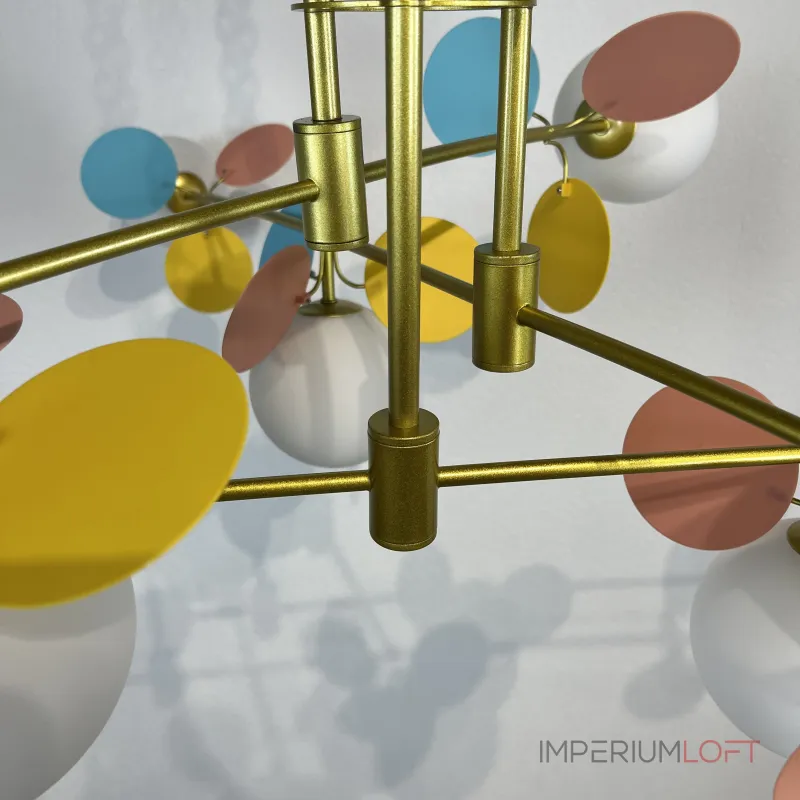 Потолочная люстра Light of MATISSE B D120 Gold Multicolor Потолочная люстра Light of MATISSE B D120 Gold Multicolor