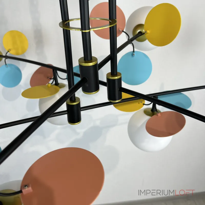 Потолочная люстра Light of MATISSE B D120 Black Multicolor Потолочная люстра Light of MATISSE B D120 Black Multicolor