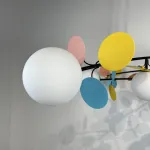 Потолочная люстра Light of MATISSE B D120 Black Multicolor