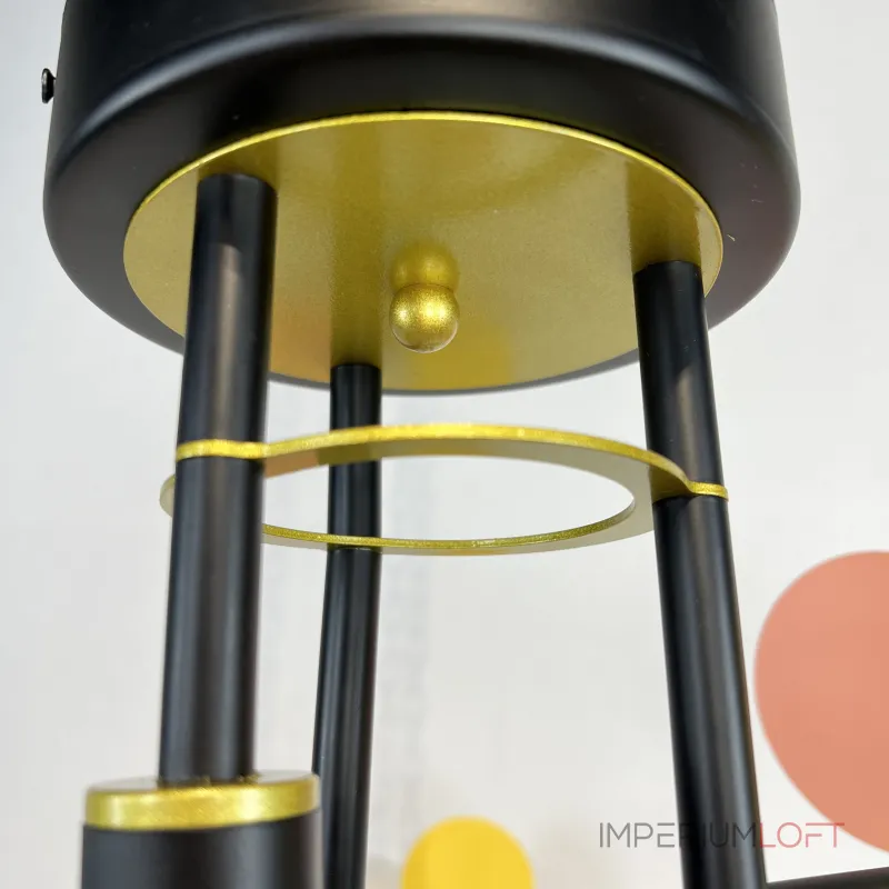 Потолочная люстра Light of MATISSE B D120 Black Multicolor Потолочная люстра Light of MATISSE B D120 Black Multicolor