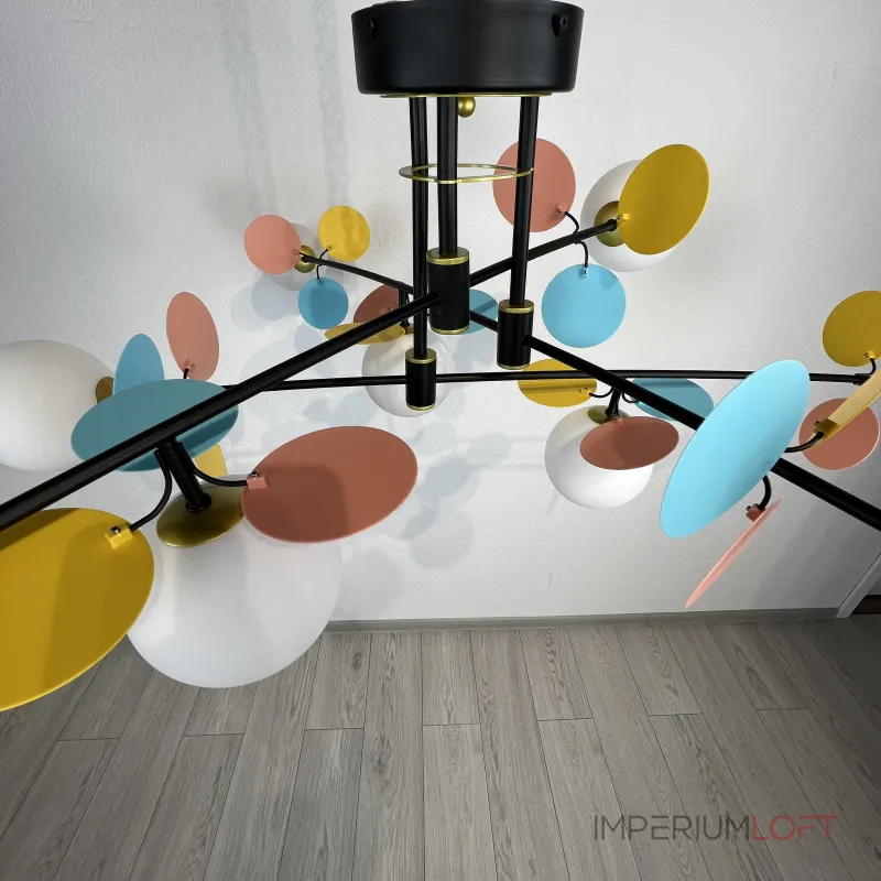 Потолочная люстра Light of MATISSE B D120 Black Multicolor Потолочная люстра Light of MATISSE B D120 Black Multicolor