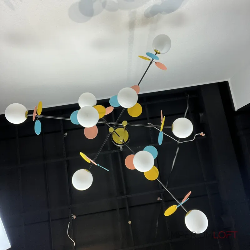 Потолочная люстра Light of MATISSE B D120 Black Multicolor Потолочная люстра Light of MATISSE B D120 Black Multicolor