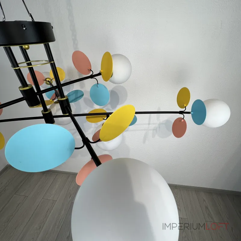 Потолочная люстра Light of MATISSE B D120 Black Multicolor Потолочная люстра Light of MATISSE B D120 Black Multicolor