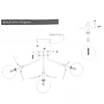 Потолочная люстра Light of MATISSE C D72 от ImperiumLoft