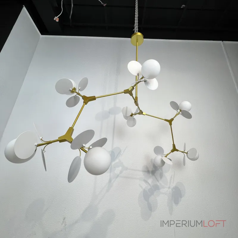 Люстра на штанге Light of MATISSE M L120 White от ImperiumLoft