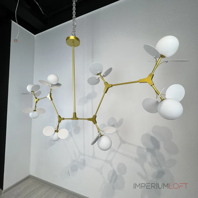 Люстра на штанге Light of MATISSE M L120 White от ImperiumLoft