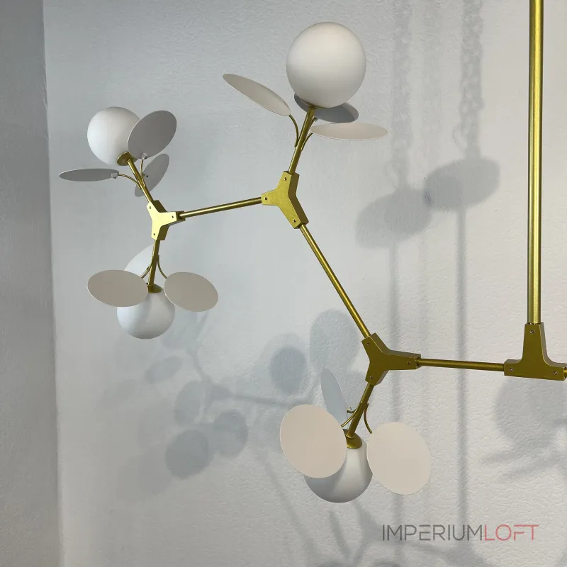 Люстра на штанге Light of MATISSE M L120 White от ImperiumLoft