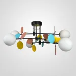 Потолочная люстра Light of MATISSE B D80 Black Multicolor