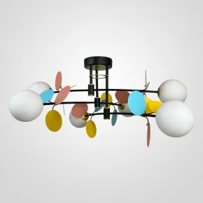 Потолочная люстра Light of MATISSE B D80 Black Multicolor