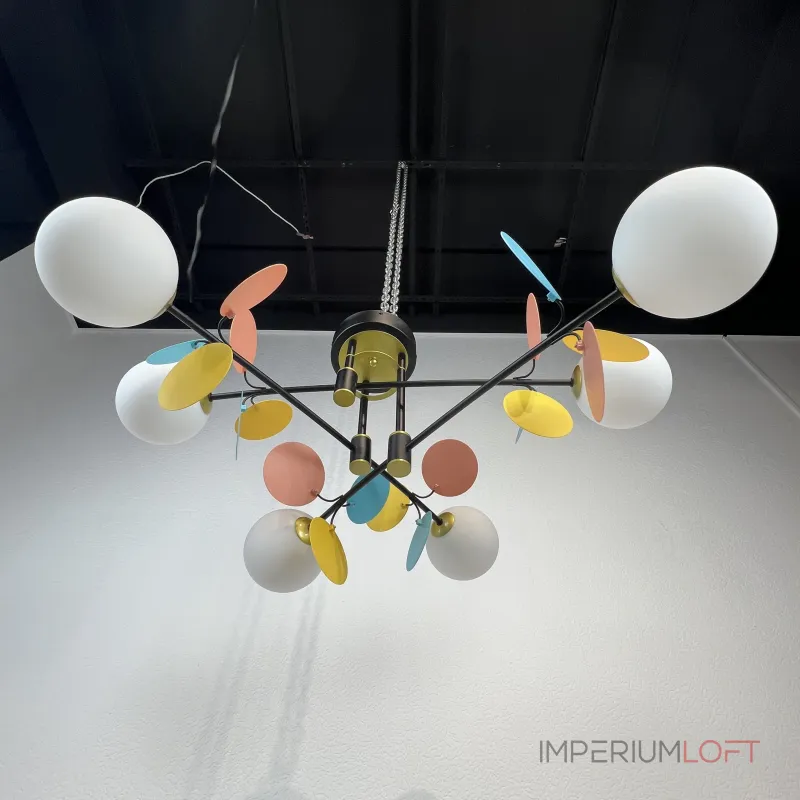 Потолочная люстра Light of MATISSE B D80 Black Multicolor