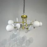 Потолочная люстра Light of MATISSE B D80 Gold White