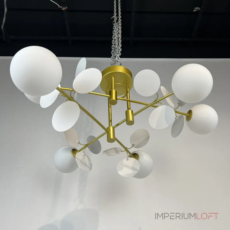 Потолочная люстра Light of MATISSE B D80 Gold White Потолочная люстра Light of MATISSE B D80 Gold White