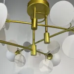 Потолочная люстра Light of MATISSE B D80 Gold White