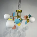 Потолочная люстра Light of MATISSE B D80 Gold Multicolor