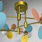 Потолочная люстра Light of MATISSE B D80 Gold Multicolor