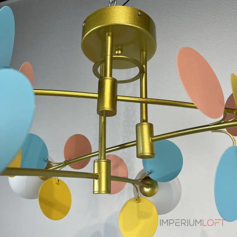 Потолочная люстра Light of MATISSE B D80 Gold Multicolor