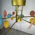 Потолочная люстра Light of MATISSE B D80 Gold Multicolor