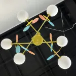 Потолочная люстра Light of MATISSE B D80 Gold Multicolor