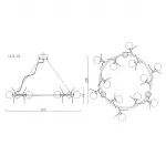 Подвесная люстра Light of MATISSE R D105