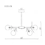 Люстра на штанге Light of MATISSE SELF D67