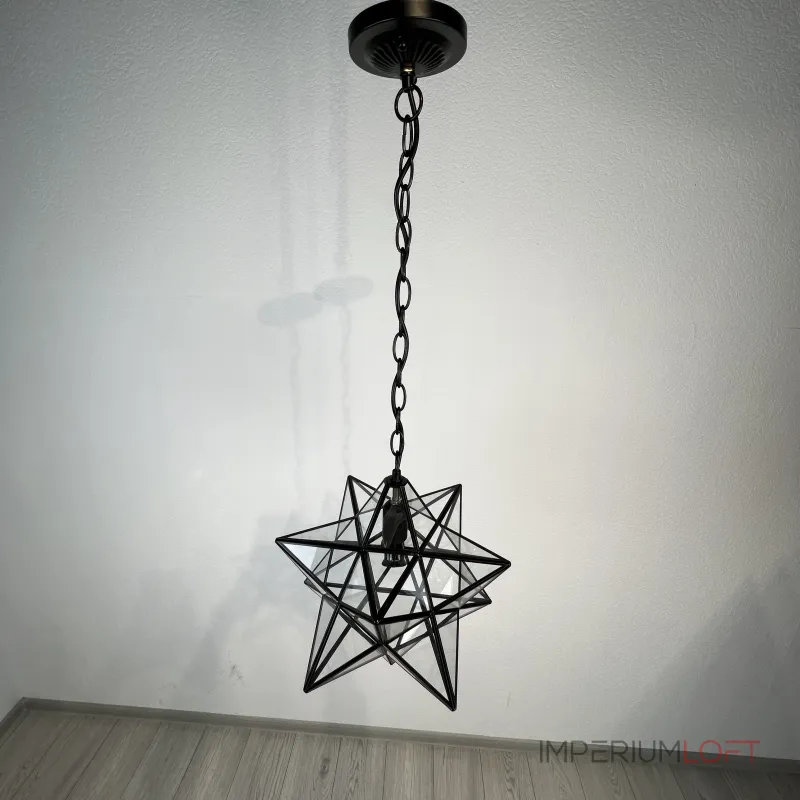 Люстра Black Star Clear Glass 35 см от ImperiumLoft
