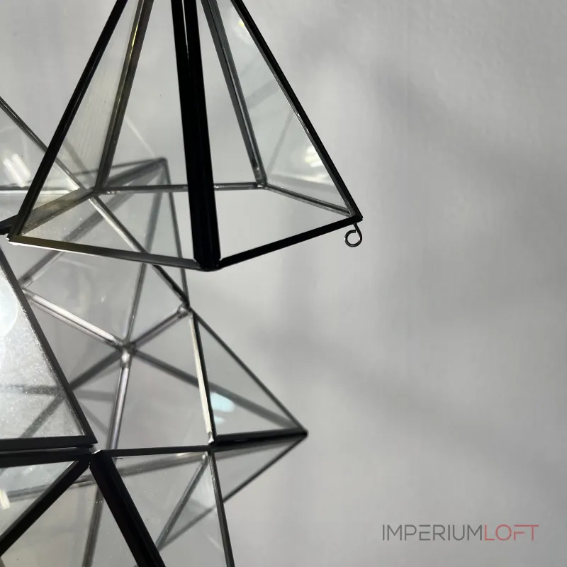 Люстра Black Star Clear Glass 40 см от ImperiumLoft