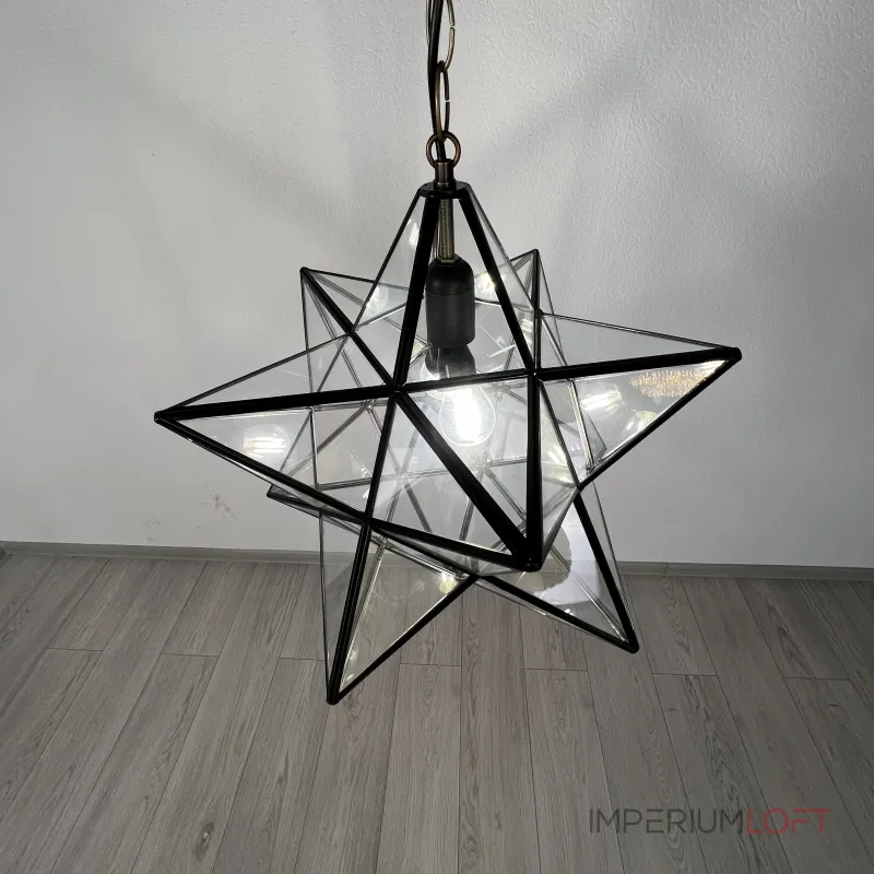 Люстра Black Star Clear Glass 40 см от ImperiumLoft