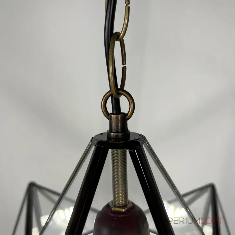 Люстра Black Star Clear Glass 40 см от ImperiumLoft