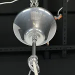 Подвесная люстра RH 1920S ODEON CLEAR GLASS FRINGE 3-TIER CHANDELIER chrome