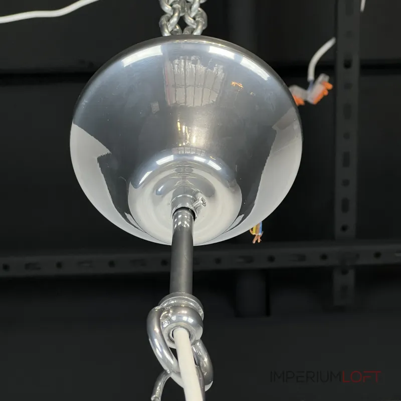 Подвесная люстра RH 1920S ODEON CLEAR GLASS FRINGE 3-TIER CHANDELIER chrome