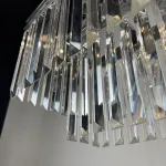 Подвесная люстра RH 1920S ODEON CLEAR GLASS FRINGE chrome