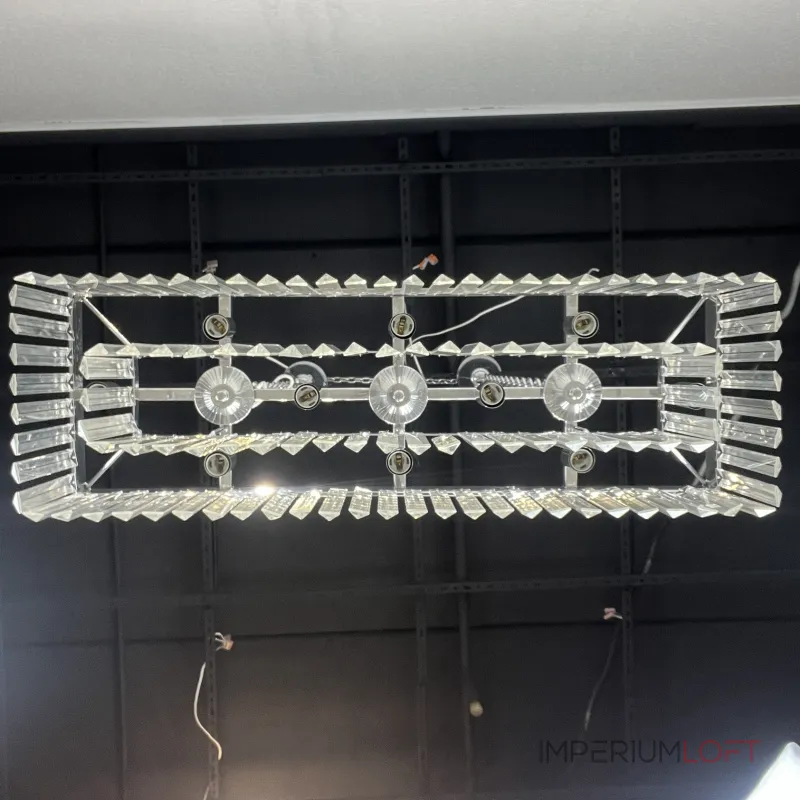 Подвесная люстра RH 1920S ODEON CLEAR GLASS FRINGE chrome
