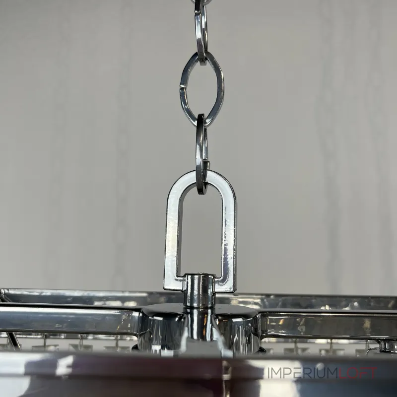 Подвесная люстра RH 1920S ODEON CLEAR GLASS FRINGE chrome