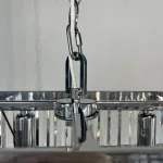 Подвесная люстра RH 1920S ODEON CLEAR GLASS FRINGE 120 chrome