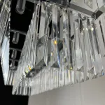Подвесная люстра RH 1920S ODEON CLEAR GLASS FRINGE 120 chrome