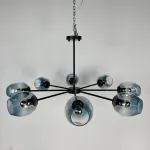 Люстра на штанге MARINE B 8 Black/Blue от ImperiumLoft