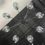 Люстра на штанге MARINE B 8 Black/Blue от ImperiumLoft