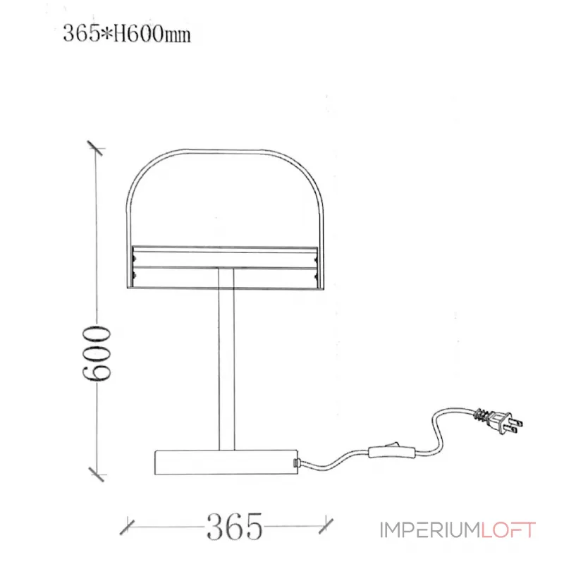 Настольная лампа NOTEN TAB H600 Grey от ImperiumLoft Настольная лампа NOTEN TAB H600 Grey от ImperiumLoft