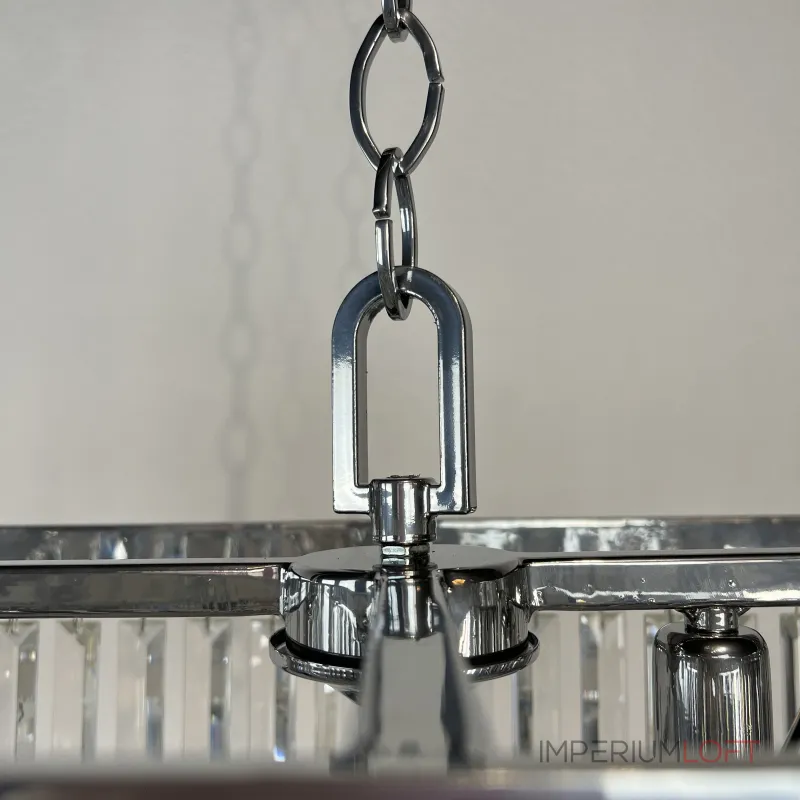 Подвесная люстра RH 1920S ODEON CLEAR GLASS FRINGE chrome 100