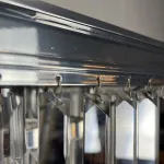 Подвесная люстра RH 1920S ODEON CLEAR GLASS FRINGE chrome 100