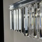 Подвесная люстра RH 1920S ODEON CLEAR GLASS FRINGE chrome 100