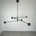 Люстра на штанге SALME L6 A Black