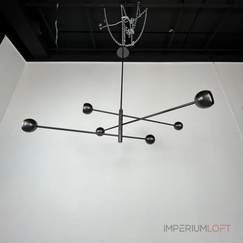 Люстра на штанге SALME L6 A Black