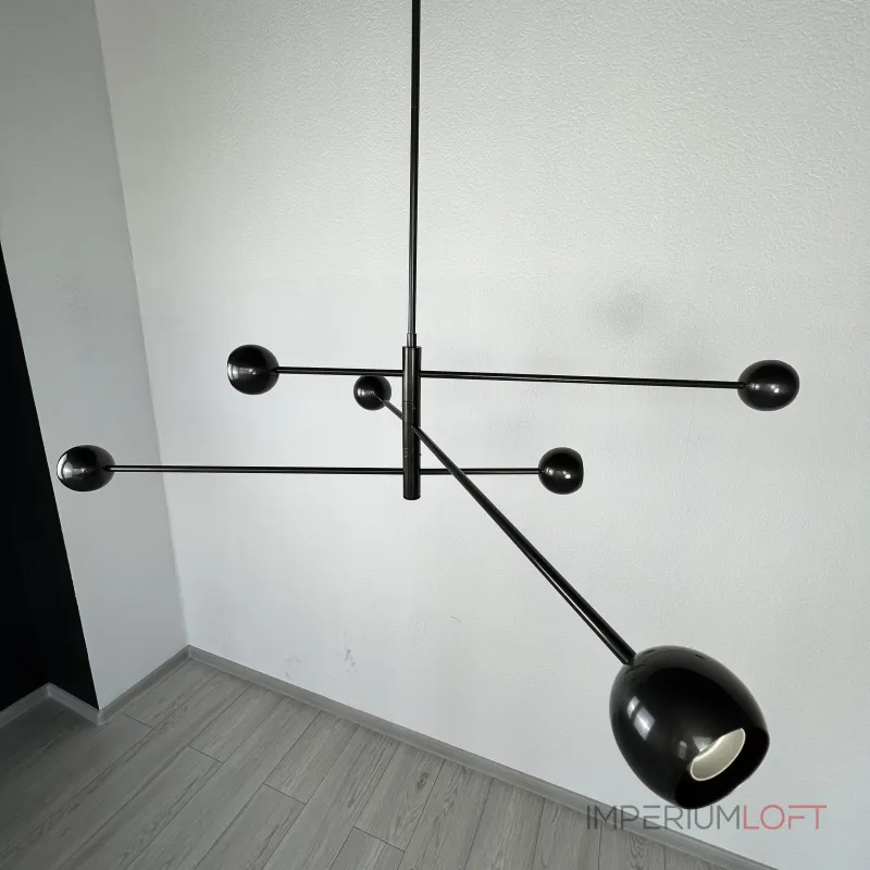 Люстра на штанге SALME L6 A Black